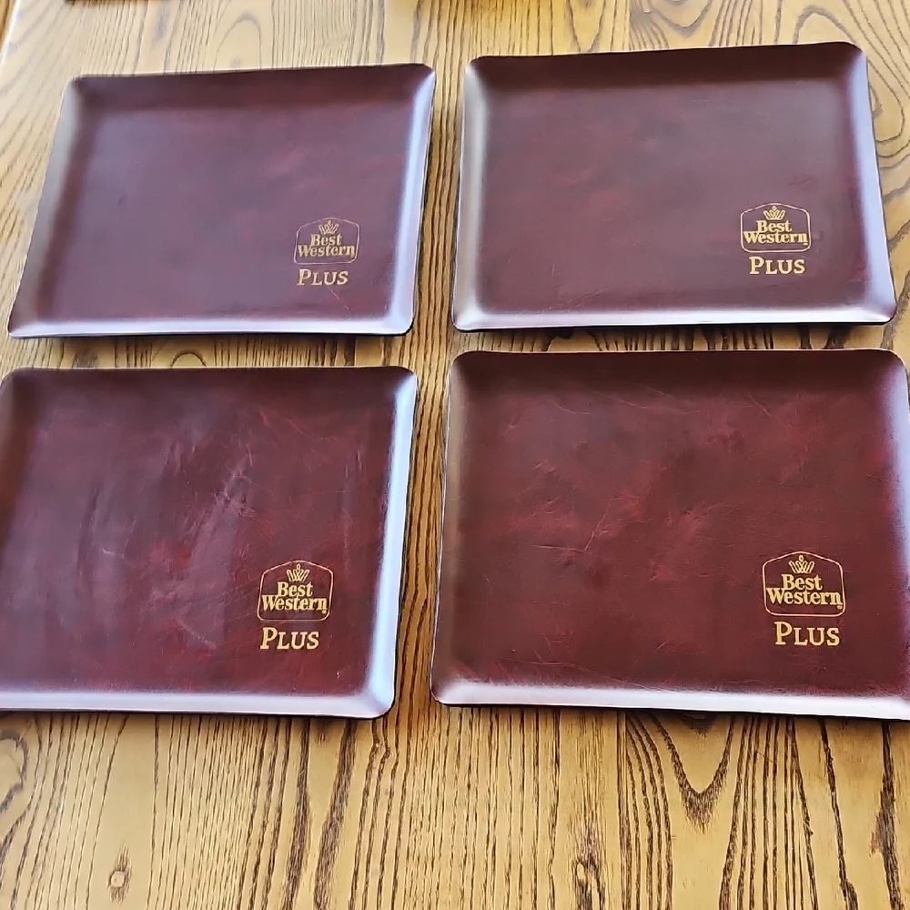 Set of 4 Best Western Plus Serving trays 13-in x 11-in